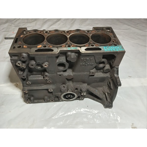 Bloco De Motor Peugeot 207 2009 1.6 16v Usado