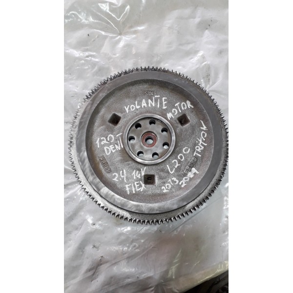 Volante Motor Mitsubishi L200 Triton 2.4 16v Flex 120 Dent.