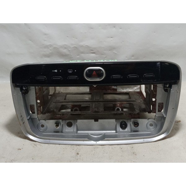 Moldura Acabamento Radio Botao Alerta Fiat Punto 2012