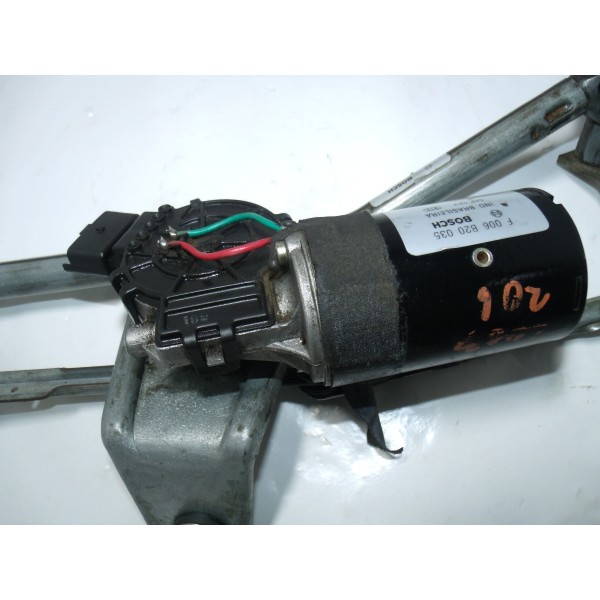 Motor Limpador Parabrisa Com Galhada Peugeot 206 2003