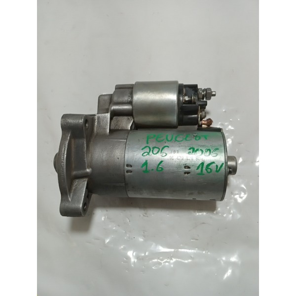 Motor De Arranque Partida Peugeot 2006 1.6 16v Usado