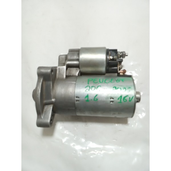 Motor De Arranque Partida Peugeot 2006 1.6 16v Usado