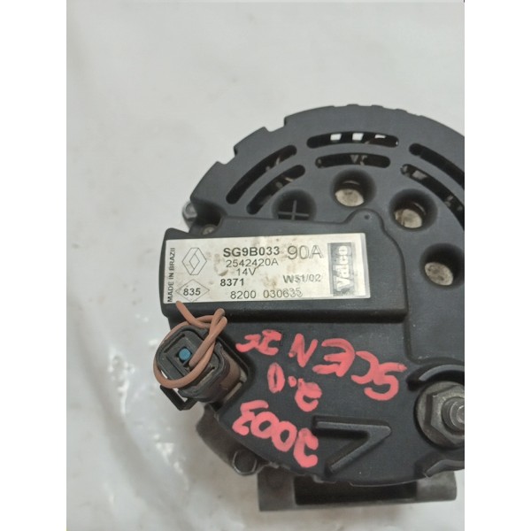 Alternador Renault Scenic 2003 2.0 Usado