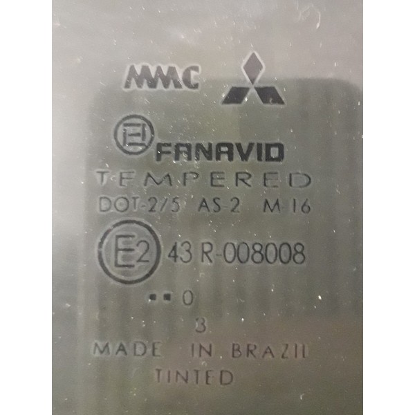 Vidro Porta Lado Direito Traseiro Pajero Tr4 2010