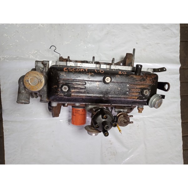 Motor Parcial Ford Escort 1.0 8v 1989 Sem Plaqueta