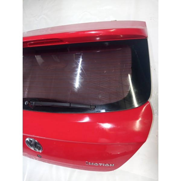 Tampa Traseira Capo Com Vidro Vw Gol G5 2010 Vermelho