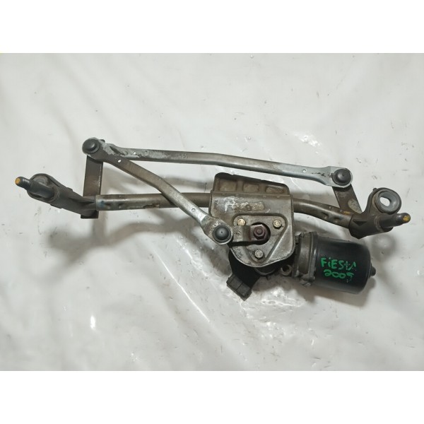 Motor Limpador Parabrisa Com Galhada Ford Fiesta 2005 Usado