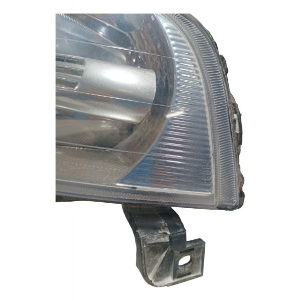 Farol Lado Esquerdo Cromado Simples Vw Gol G3 2002