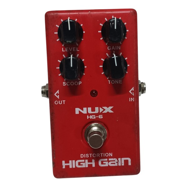 Pedal Analógico Nux Modern High Gain Hg-6 Usado