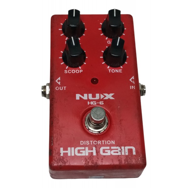 Pedal Analógico Nux Modern High Gain Hg-6 Usado