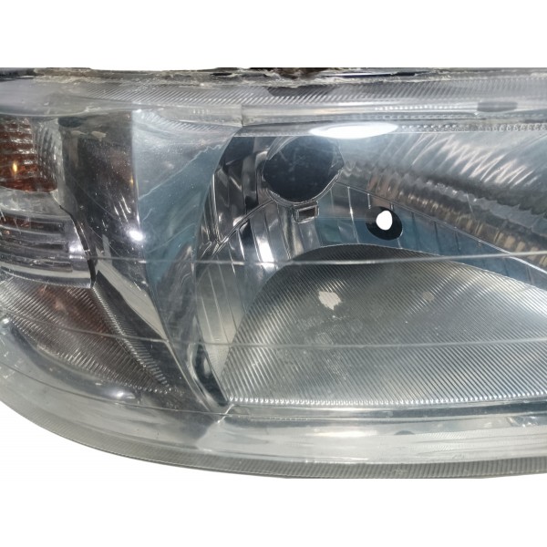 Farol Lado Direito Cromado Simples Vw Gol G3 2002