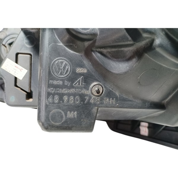 Farol Lado Direito Máscara Negra Vw Gol G6 2016