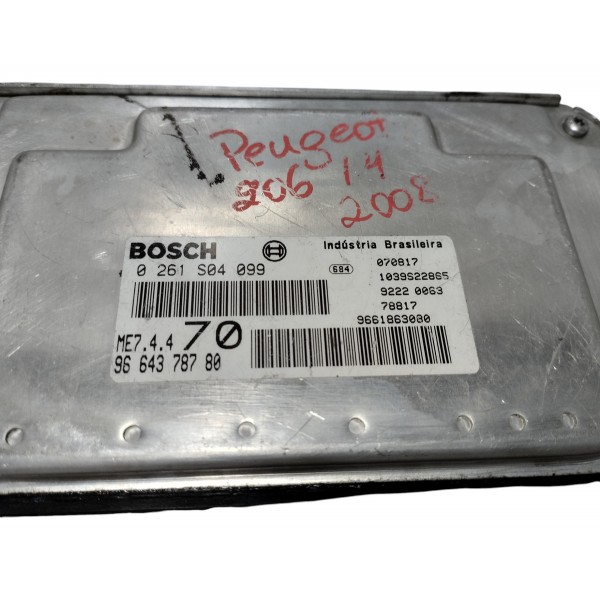 Módulo Injeção Peugeot 206 1.4 2008 Me74470